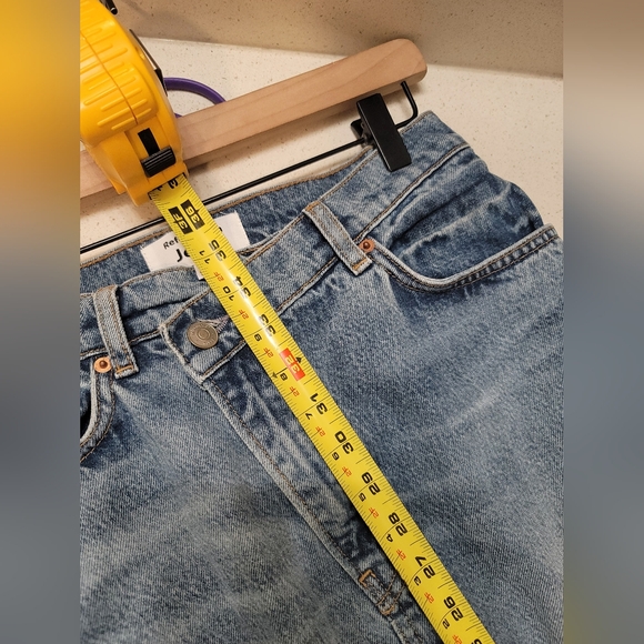 Reformation Nila Long Denim Skirt Denim- Size 28 - Picture 7 of 9